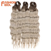 High Temperature Fiber Ombre Hair Extensions by FASHION IDOL - Himpall